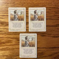 MTG: 3X Swords to Plowshares - ‘94 Revised Edition - Near Mint | MTG - Image 1