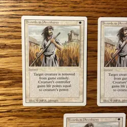 MTG: 3X Swords to Plowshares - ‘94 Revised Edition - Near Mint | MTG - Image 2