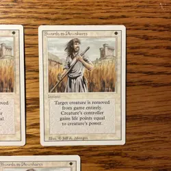 MTG: 3X Swords to Plowshares - ‘94 Revised Edition - Near Mint | MTG - Image 3