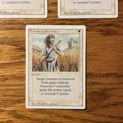 MTG: 3X Swords to Plowshares - ‘94 Revised Edition - Near Mint | MTG - Image 4