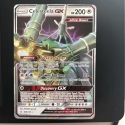 Unbroken Bonds Pokemon TCG Celesteela GX Ultra Rare Holo Foil Card NM/M - Image 1
