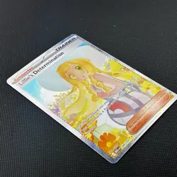 Pokemon TCG Lillie's Determination SIR 184/132 Mega Evolution Secret Rare NM ENG - Image 3
