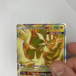 Pokemon TCG Ultra Necrozma GX Full Art 127/131 Sm-Forbidden Light Holo - LP/MP - Image 4