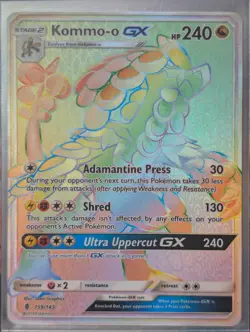 Kommo-o-GX (Rare Rainbow) [159/145] - Pokemon - Sun & Moon: Guardians Rising - Image 1