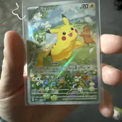 Pokemon Pikachu TCG #088 Scarlet & Violet Black Star Promo LP - Image 1