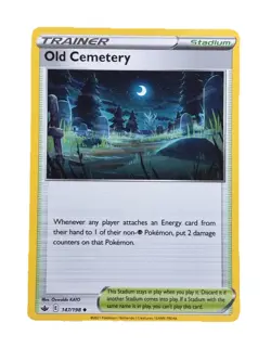 New: 2021 Pokemon TCG Old Cemetery 147 Chilling Reign Regular Uncommon - Image 1