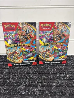 Pokemon TCG: ❗FACTORY SEALED❗Mega Evolution Booster Bundle (SET OF 2)🔥 - Image 1