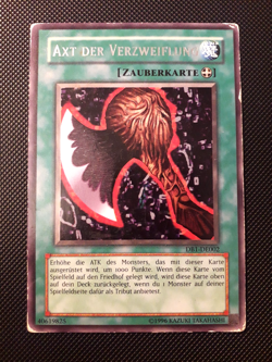 Yu-Gi-Oh! Axt der Verzweiflung, DB1-DE002, Rare, 2. Auflage, Deutsch, Played - Image 1
