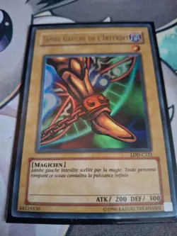 Yu-Gi-Oh ! Jambe Gauche de L'Interdit LDD-C121 Tres bonne/Excellente condition ! - Image 1