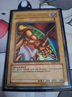 Yu-Gi-Oh ! Bras Gauche de L'Interdit LDD-C123 Tres bonne/Excellente condition ! - Image 1