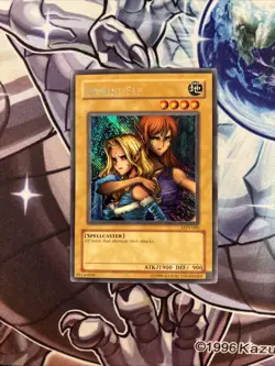 Yugioh Gemini Elf LON-000 Secret Rare REVERSE FOIL ERROR Unlimited VLP (WNU) - Image 1
