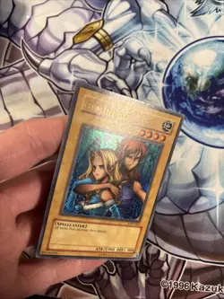 Yugioh Gemini Elf LON-000 Secret Rare REVERSE FOIL ERROR Unlimited VLP (WNU) - Image 4