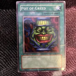 Yu-Gi-Oh! Pot of Greed SYE-040 1st Edition - Image 1