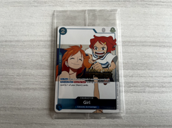 One Piece TCG Promo Card P-096 Girl (NAMI heroines) English WINNER - Image 1