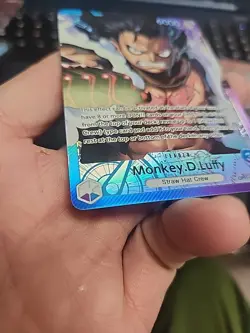 One Piece A Fist of Divine Speed Monkey.D.Luffy OP11-040 L* Alternate Art - Image 2