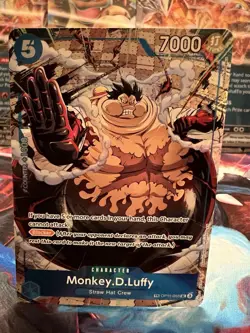 Monkey.D.Luffy OP11-058 Carrying On His Will Treasure Rare TR One Piece TCG - Image 1