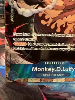 Monkey.D.Luffy OP11-058 Carrying On His Will Treasure Rare TR One Piece TCG - Image 5