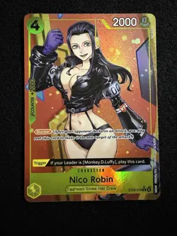 Nico Robin ST29-009 Parallel Starter Deck Full Art One Piece TCG English - Image 1