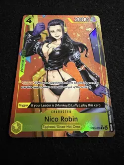 Nico Robin ST29-009 Parallel Starter Deck Full Art One Piece TCG English - Image 2
