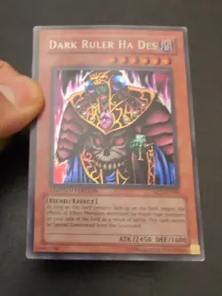 Yu-Gi-Oh! SECRET RARE HOLO CARD DARK RULER HA DES MC1-EN006 MP - Image 2