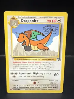 Pokemon TCG Dragonite #5 Black Star Promo, WB the First Movie, Stamped Card A - Image 1