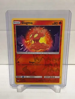2019 Pokemon Card Slugma Reverse Holo Card #26/236 - Image 1