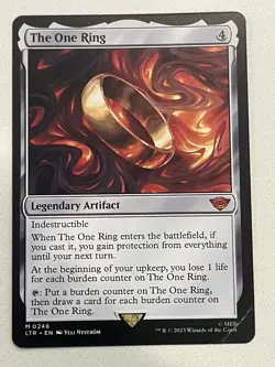 1x The One Ring Universes Beyond: the Lord of the Rings LTR 246 MTG Card - Image 1