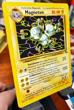 NM+ 🔥 Pokemon TCG Magneton Fossil Card 26/62 Unlimited Rare Non-Holo - Image 3