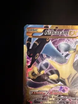 Alakazam EX 125/124 Textured Full Art Secret Rare Pokemon Card - HP - Image 4