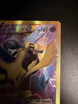 Alakazam EX 125/124 Textured Full Art Secret Rare Pokemon Card - HP - Image 5