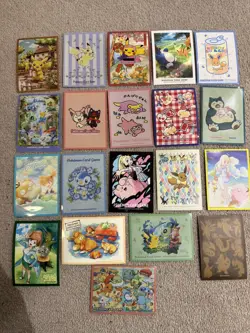 Pokemon center Individual Card Sleeves Lot X 20 Rare - Image 1