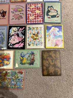 Pokemon center Individual Card Sleeves Lot X 20 Rare - Image 2