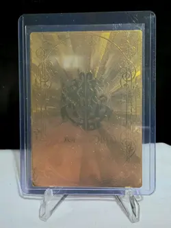 Albedo - Overlord - Goddess Story Gold Metal LPP Card - Image 2