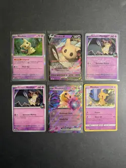 6 Mimikyu V EX Pokemon Card SWSH SV Ultra Rare Holo Reverse PTCG - Image 1
