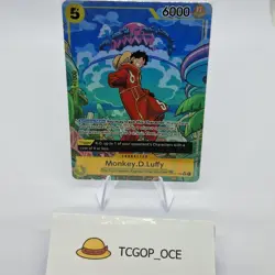 OP07-109 Egghead Luffy Treasure Rare TR SR Alt One Piece Card TCG English NM - Image 1