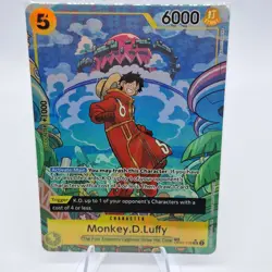 OP07-109 Egghead Luffy Treasure Rare TR SR Alt One Piece Card TCG English NM - Image 2