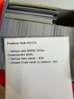 Pokemon Cards Bulk Collection 475 Includes C/UC and code cards x30 - Image 2