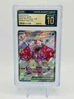 Charizard ex 074 Sv: Scarlet & Violet Promo Cards Holo CGC Pristine 10 - Image 1