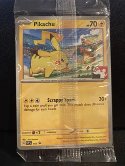 PIKACHU 101, BLACK STAR PROMO, STAMPED PRIZE PACK, SEALED, POKEMON CARD (NM) - Image 1