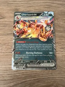 Charizard EX 125/197 Jumbo Lenticular Promo Card - Image 1