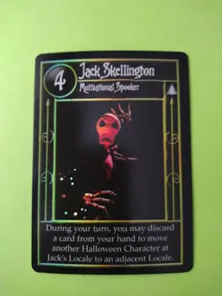 2005 The Nightmare Before Christmas Trading Card Game Jack Skellington - Image 1