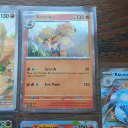 Pokemon Card JOB LOT of 5 Foils inc Klawf 217, Blastoise Ex 030, Koraiden Ex 247 - Image 3