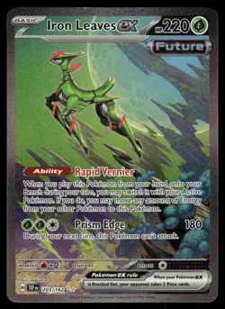 Pokemon Cards Iron Leaves ex 203/162 Temporal Forces NM - Image 1