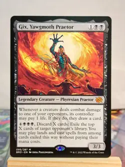 Gix, Yawgmoth Praetor #95 Brothers' War Bro Magic: The Gathering Card - Image 1