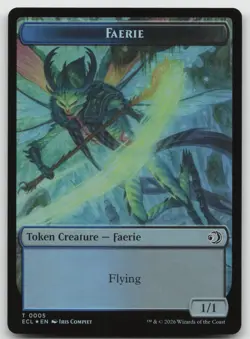Faerie 0005/Goblin 0006 Double-Sided Token T Foil Lorwyn Eclipsed NM - Image 1
