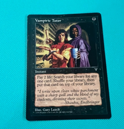 Vampiric Tutor - Visions - MTG - Magic the Gathering - MP/LP - Image 1