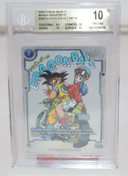 Dragon Ball Super SB01-019 Alt Art Chi-Chi Manga 01 Fusion World - ( BGS -10 ) - Image 1