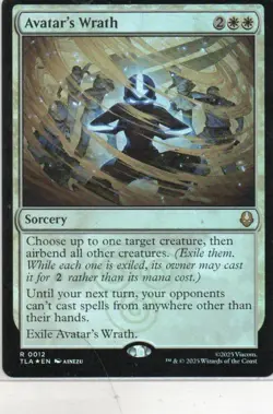 MTG: Avatar: The Last Airbender: Foil Avatar's Wrath: LP Condition - Image 1