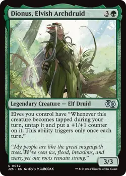 Dionus, Elvish Archdruid (Anime) - Foundations Jumpstart (J25) - Image 1