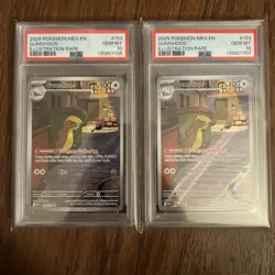 POKEMON MEGA EVOLUTION #153 GUMSHOOS PSA 10 TWIN DONALD TRUMP 😂 - Image 1